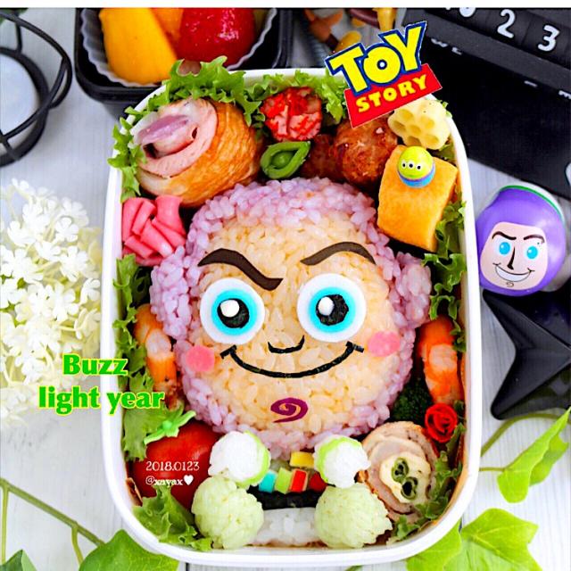 バズ ライトイヤー弁当キャラ弁 デコ弁 トイストーリー ディズニー弁当